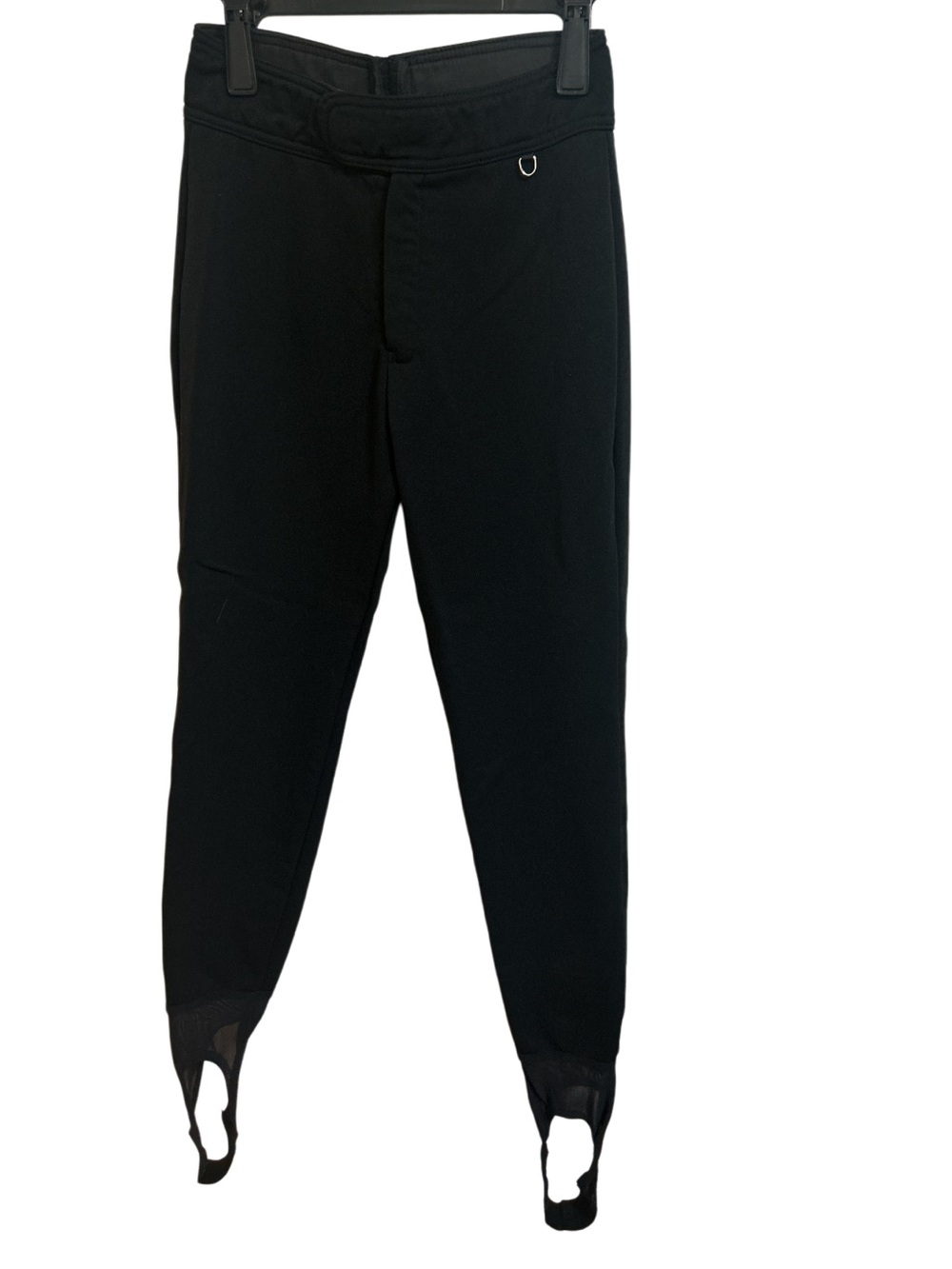 Vintage Schoeller Skifans Women’s Black Stirrup Ski Pants Size 8 Long Inseam